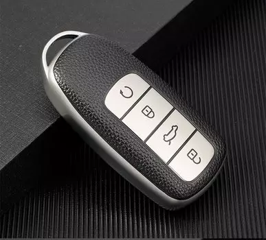 Чехол для автомобильного ключа Chery Jaecoo J7 Jaecoo J8 2024, мягкий ТПУ, 4 кнопки, защита пульта дистанционного управления, аксессуары для стайлинга автомобилей