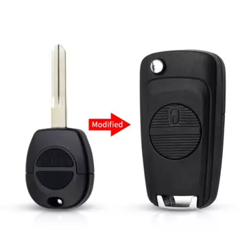 Чехол для автомобильного ключа Dandkey NSN14/NSN11, с 2 кнопками