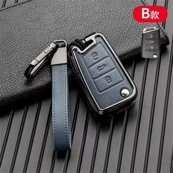 Чехол для автомобильного ключа для Volkswagen VW Golf 7 gti mk7 r Touran Skoda Octavia 3 Superb Karoq Kodiaq Seat Leon mk3 Ateca, аксессуары