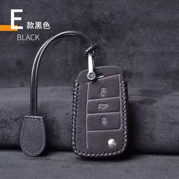 Чехол для автомобильного ключа для Volkswagen VW Polo Golf 7 MK7 Tiguan passat для Skoda Octavia Kodiaq Karoq, сумка для ключей Seat Ateca Leon
