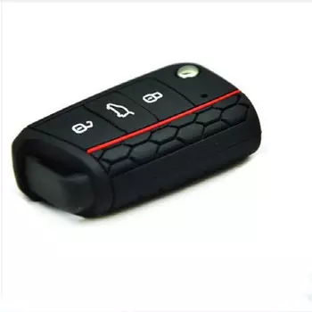 Чехол для автомобильного ключа для Volkswagen Golf 7 mk7 для Skoda Octavia A7, силиконовый чехол для ключа, аксессуары для автомобиля