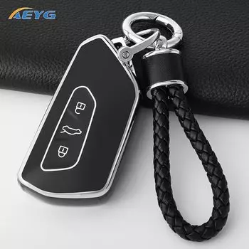 Чехол для автомобильного ключа для VW Volkswagen Golf 8 MK8 ID.3 ID.4 Cupra Skoda Octavia A8 SEAT Leon MK4 2020 2021 Formentor Tarraco