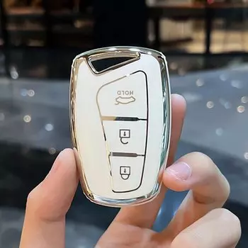 Чехол для автомобильного ключа Hyundai Santa Fe Sport Ix45, 3/4 кнопки