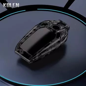 Чехол для автомобильного ключа из АБС-углеволокна для BMW 5 7 Series X3 X4 X5 X7 G30 G31 G11 G12 G01 GT G32 i8
