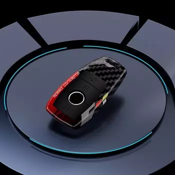 Чехол для автомобильного ключа из АБС-пластика для Mercedes Benz E C S GLC Class E200 E400 E63 W213 S550 S560 C260 A200, защитный чехол для ключа