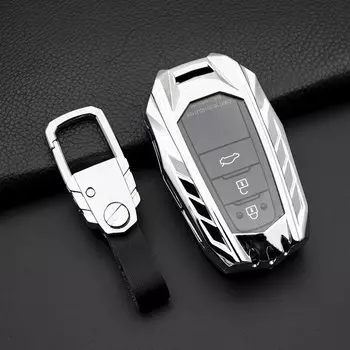 Чехол для автомобильного ключа из алюминиевого сплава, защитный чехол для ключей для Toyota Corolla Cross 2020-2024, аксессуары, модификация интерьера