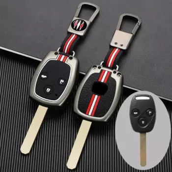Чехол для автомобильного ключа из цинкового сплава, чехол для брелока, сумка для HONDA Accord CRV Pilot Civic 2003 2007 2008 2009 2010 2011 2012 2013