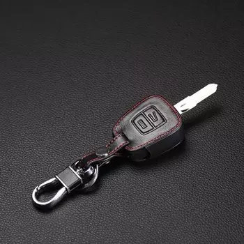 Чехол для автомобильного ключа из натуральной кожи для Vauxhall Opel Astra для Zafira Omega Astra Mk4, 2-кнопочный аксессуар, чехол
