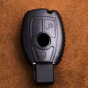Чехол для автомобильного ключа из натуральной кожи для Mercedes benz A B R G Class GLK GLA w204 W251 W463 W176 smart key