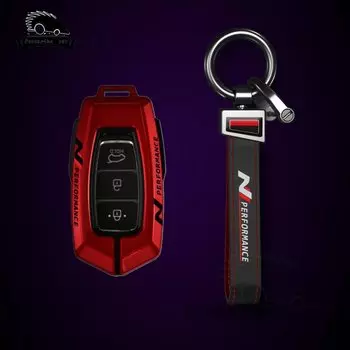 Чехол для автомобильного ключа из ПК для Hyundai N Performance Palisade Grandeur Azera Elantra GT Kona, защитный чехол для пульта дистанционного управления, аксессуары