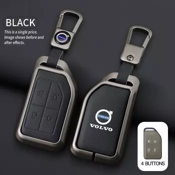 Чехол для автомобильного ключа из сплава Zine, чехол-держатель для Volvo FH16 RC FM EVRO 6 fh CARGO 555 FM, тяжелый ключ грузовика, полная защита, аксессуар