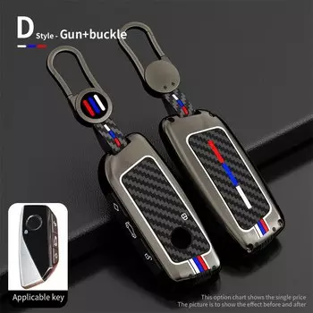 Чехол для автомобильного ключа из сплава, защитная оболочка для смарт-ключей BMW i7 X7 G07 LCI iX I20 X1 U11 7 Series G70 G09 XM U06 G81 M3
