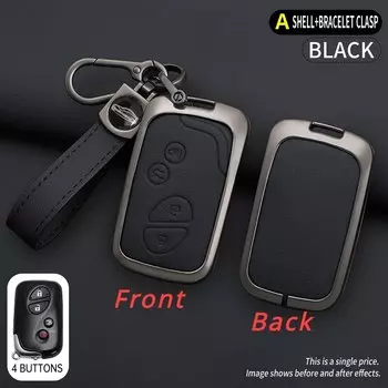 Чехол для автомобильного ключа из сплава для Lexus CT200H GX400 GX460 IS250 IS300C RX270 ES240 ES350 LS460 GS300 450h 460h, чехол, автомобильные аксессуары