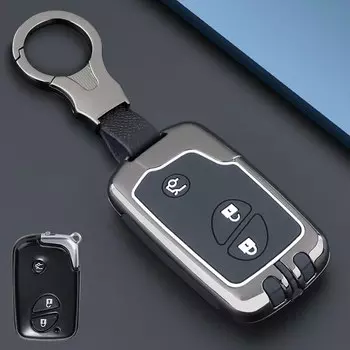 Чехол для автомобильного ключа из сплава для Lexus CT200H GX400 GX460 IS250 IS300C RX270 ES240 ES350 LS460 GS300 450h 460h Корпус Автомобильные аксессуары