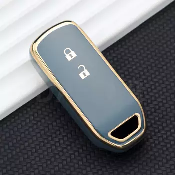 Чехол для автомобильного ключа из ТПУ с 2 кнопками для Honda N BOX / N WGN / N ONE 2012-2017, защитный смарт-брелок для дистанционного управления, чехол-сумка
