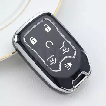 Чехол для автомобильного ключа, из ТПУ, для GMC Yukon XL, Sierra Land надлежащего качества, для Chevrolet Tahoe 2015-2020, защитный держатель для дистанционного ключа без ключа