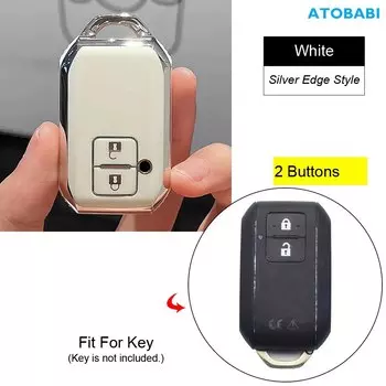 Чехол для автомобильного ключа из ТПУ, защитный чехол для автомобильного ключа, автомобильные аксессуары для Suzuki Jimny Swift Wagon R от продавца Spacia Xbee Sierra
