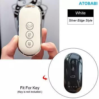 Чехол для автомобильного ключа из ТПУ, чехлы для смарт-пульта дистанционного управления, автомобильные аксессуары для интерьера для AITO M5 EV 2022 2023 M7 Pro Ultra Plus Max 2024