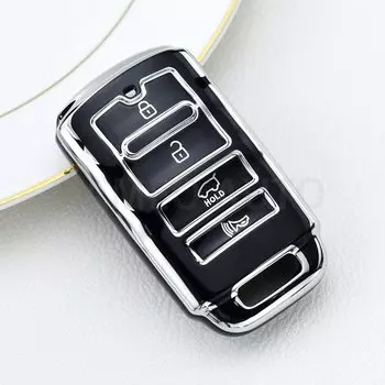Чехол для автомобильного ключа из ТПУ с 4 кнопками для Kia Cadenza чехол Sorento New K7 Key Shell K900 K9 K7 дистанционный смарт ключ-брелок 2017 2018 2019