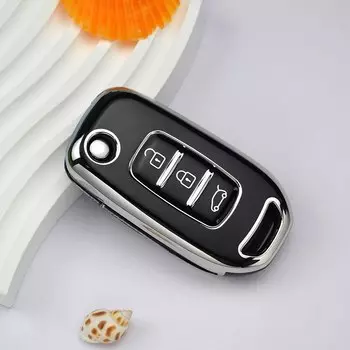 Чехол для автомобильного ключа из ТПУ для Renault TWingo 3 Duster Captur Logan Laguna Scenic для Dacia Logan 2021, чехол для ключа с дистанционным управлением