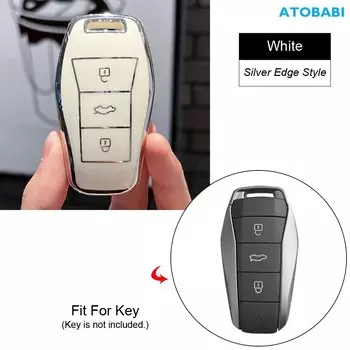 Чехол для автомобильного ключа из ТПУ, брелок для дистанционного управления, Аксессуары для автомобилей JAC VW SOL E10X QX X8 E50 X6 A5E50A E40X X4