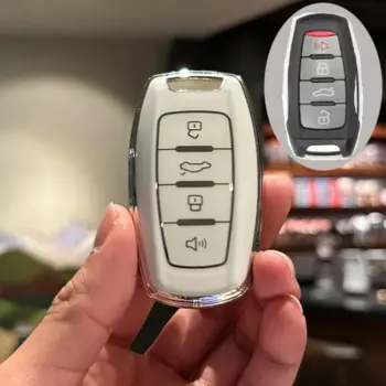 Чехол для автомобильного ключа из ТПУ с 4 кнопками для Great Wall Haval Jolion 2022 H6 H7 H4 H9 F5 F7 F7X F7H H2S GMW Dargo