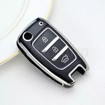 Чехол для автомобильного ключа из ТПУ для Hyundai Tucson 2021 для Hyundai I30 Accent Tucson Ix35 Solaris Elantra Kona Celesta Sonata Shell