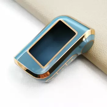 Чехол для автомобильного ключа из ТПУ для Starline A93 A63, русская версия, двусторонняя автомобильная сигнализация, ЖК-сумка с дистанционным управлением, аксессуары для стайлинга