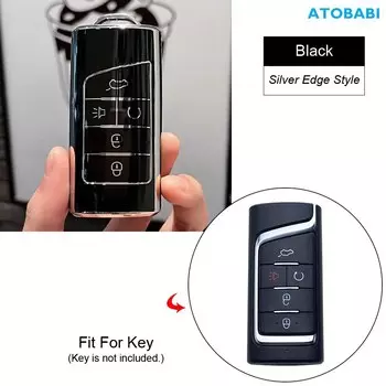 Чехол для автомобильного ключа из ТПУ, брелок для дистанционного управления, держатель для ключей, автомобильный аксессуар для GAC Trumpchi GS5 2020 2021 2023 GS8 2017 2018 2019