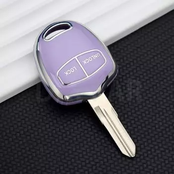 Чехол для автомобильного ключа из ТПУ для Mitsubishi Lancer EX Evolution Grandis Outlander Triton Pajero ASX 2, 3-кнопочный брелок, аксессуары