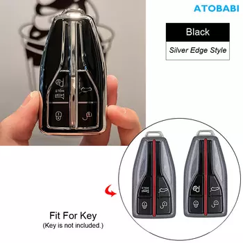 Чехол для автомобильного ключа из ТПУ для FAW Hongqi HS5 HS7 2019 2020 2021 2022 2023, смарт-брелоки с дистанционным управлением, оболочка, аксессуары для автомобиля