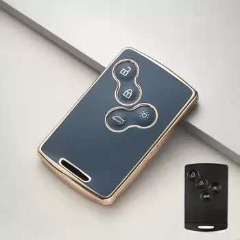 Чехол для автомобильного ключа из ТПУ для Renault Kaptur Captur Logan Laguna Zoe Koleos Danilo Nema Fluence Megane 2 3 Clio Scenic Duster