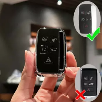 Чехол для автомобильного ключа из ТПУ для Land Rover A9 Range Rover Sport Evoque Freelander Discovery 4, аксессуары для Jaguar XE XJ XJL XF