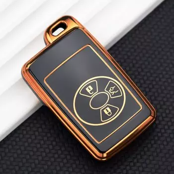 Чехол для автомобильного ключа из ТПУ с 3 кнопками для Toyota Avalon Camry Corolla Yaris, защитный чехол для смарт-ключа, автомобильные аксессуары