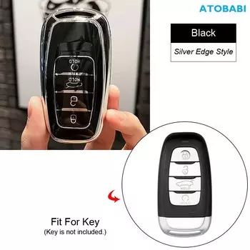 Чехол для автомобильного ключа из ТПУ, чехол для FAW Hongqi H5 H9 2020 2021 2022 E-HS9, 2023 удаленный брелок, защитная оболочка, аксессуары для автомобиля