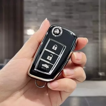 Чехол для автомобильного ключа из ТПУ, 2/3/4 кнопки, для Nissan Qashqai J11 X-trail Murano MAXIMA ALTIMA Juke Micra Tiida Pulsar 2014-2018
