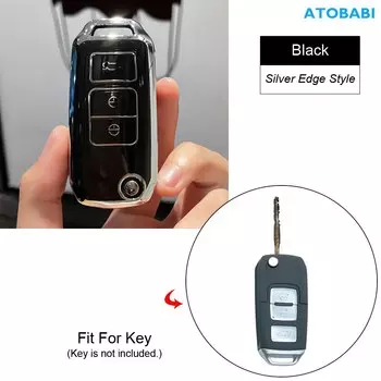 Чехол для автомобильного ключа из ТПУ, брелок для автомобильного ключа, защитный держатель для ключей для FAW Besturn B30 X40 2017 2018 2019 2020 2021, автомобильный аксессуар