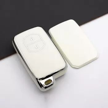 Чехол для автомобильного ключа из ТПУ, 2/3/4 кнопки, Брелок дистанционного управления для Toyota RAV4 Land Cruiser Camry Aqua Prado Corolla Prius, 2013 2014
