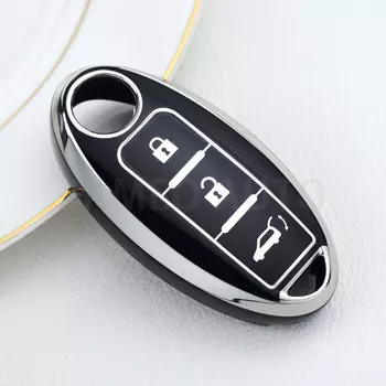 Чехол для автомобильного ключа из ТПУ, аксессуары для Nissan Versa Maxima Altima Rogue Armada Sentra Murano Leaf Infiniti FX35 Q70 G35