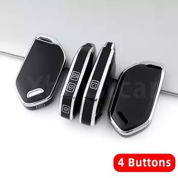 Чехол для автомобильного ключа из ТПУ 4/5/6/7/8 Bottons для Kia Picanto EV9 Sorento MQ4 Carnival K8 Morning K5 Carens RIO Seltos 2024