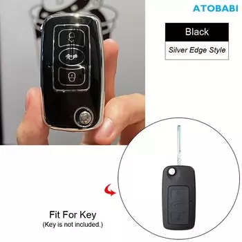 Чехол для автомобильного ключа из ТПУ, складные брелоки с дистанционным управлением, защитные чехлы, автоаксессуары для GWM Great Wall Voleex C30 C20 C20R Ling Ao