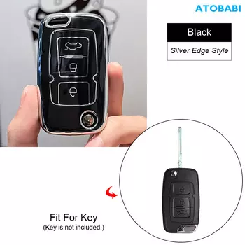 Чехол для автомобильного ключа из ТПУ, чехол для Geely Emgrand 7 EC7 X7 7-RV EC715 EC718 RV 2015 2016, чехлы для удаленных Fobs, автомобильные аксессуары