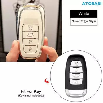 Чехол для автомобильного ключа из ТПУ, чехлы для дистанционного управления, защитный брелок для ключей, автоаксессуары для FAW Hongqi 2023, E-HS9, H5 H9 2020 2021 2022