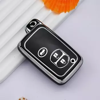 Чехол для автомобильного ключа из ТПУ с кнопкой 2/3/4 для Toyota Camry Crown Majesta Highlander Land Cruiser Prado Kluger Mark X Subaru Foreste XV
