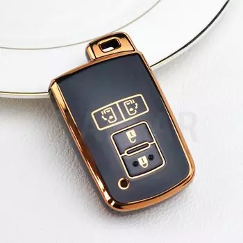 Чехол для автомобильного ключа из ТПУ, защита для ключа, 2, 3, 4 кнопки, для Toyota Sienta, Alphard Voxy, чехол для Ноя, лыжника, Harrier, дистанционный брелок без ключа