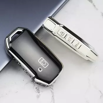 Чехол для автомобильного ключа из ТПУ с 3 4 5 кнопками для Kia Sportage 2023 Kia Ray Sorento Soul Telluride Cerato 2020 K5 K8 2022 Держатель брелока в виде ракушки