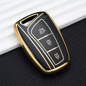 Чехол для автомобильного ключа из ТПУ для Hyundai Grand Santa Fe 3 DM Ix45 Ix35 Genesis DH Grandeur Azera HG Equus 2013-2016 аксессуары