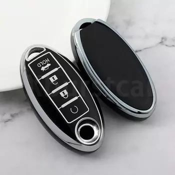 Чехол для автомобильного ключа из ТПУ с 3/4/5 кнопками для Nissan Qashqai X-Trail T32 T31 Juke J10 J11 Kicks Tiida Pathfinder Note