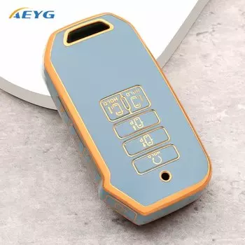 Чехол для автомобильного ключа из ТПУ с 9 кнопками для Kia K2 KX Rio Sorento K4 Cerato Forte Picanto Stonic Carnival Niro Morning Verna Sportage