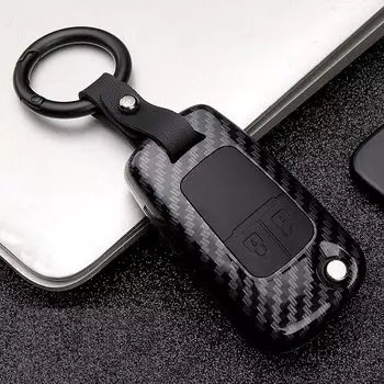 Чехол для автомобильного ключа из углеродного волокна ABS для Chevrolet Cruze Aveo Trax Opel Astra Corsa Meriva Zafira Antara J Mokka Insignia для Buick